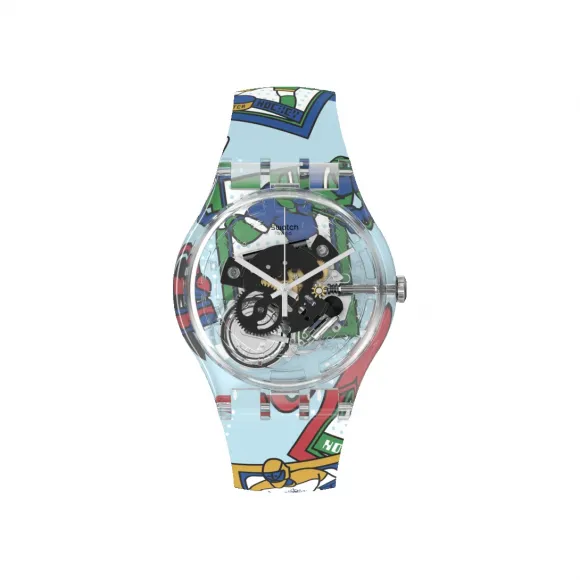 斯沃琪/Swatch ICE HOCKEY - SUOK136-028  塑料 石英机芯