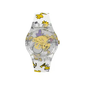 斯沃琪/Swatch SWATCH X YOU - PEANUTS – WOODSTOCK II - SUOK146-003  塑料 石英机芯