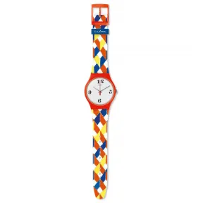 斯沃琪/Swatch Biennale特别款手表-艺术合作系列 41.00 mm 塑料 石英表 SUOZ312S