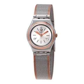 斯沃琪/Swatch 银灰夹克手表-金属系列 25.00 mm 不锈钢 石英表 YSS327M