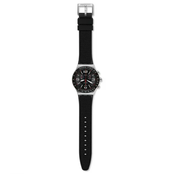 斯沃琪/Swatch 极速黑夜手表-金属系列 43.00 mm 不锈钢 石英表 YVS461