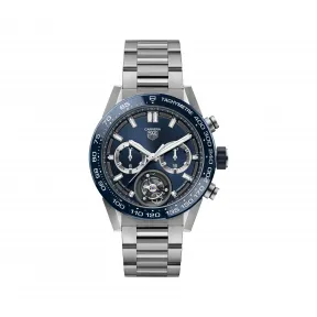 豪雅/TAG Heuer Carrera（卡莱拉系列）腕表 Calibre Heuer 02T COSC 男士 45 MM - CAR5A8C.BF0707