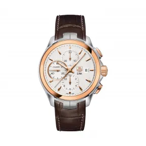 豪雅/TAG Heuer 林肯Link系列 自动机械机芯 18k玫瑰金精钢 男表 CAT2050.FC6322