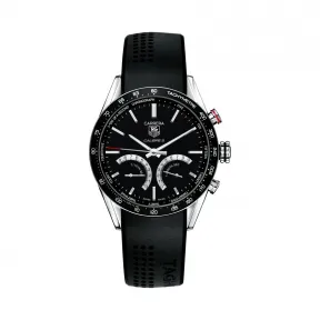 豪雅/TAG Heuer 卡莱拉Carrera系列 石英机芯 精钢 男表 CV7A12.FT6012