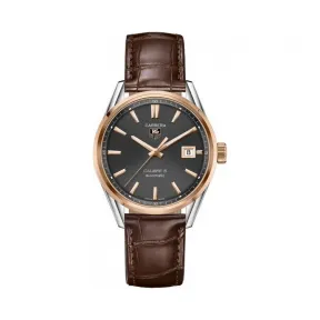 豪雅/TAG Heuer 卡莱拉Carrera系列 自动机械机芯 玫瑰金精钢 男表 WAR215E.FC6181