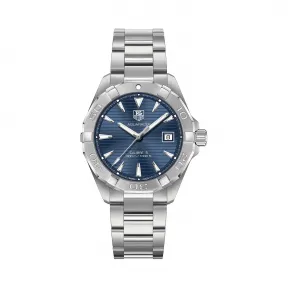 豪雅/TAG Heuer 竞潜Aquaracer系列 自动机械机芯 精钢，抛光和精细磨砂精钢，单向旋转表圈 男表 WAY2112.BA0910