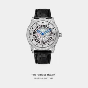 天舶/Tielbo 转运系列 316L精钢材质，电镀玫金色 45.0mm*12.5mm T120M-P-W5