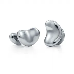 蒂芙尼/Tiffany Elsa Peretti® Bean® 设计炭黑色钌袖扣 28624654