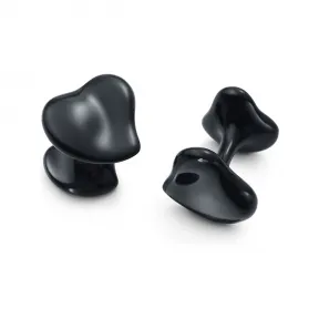 蒂芙尼/Tiffany Elsa Peretti® Full Heart 黑色袖扣 29211663