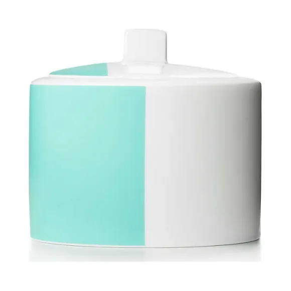 蒂芙尼/Tiffany Color Block 系列骨瓷糖罐 60563993