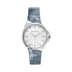 Tiffany Metro 系列 3-Hand 34 毫米不锈钢腕表   