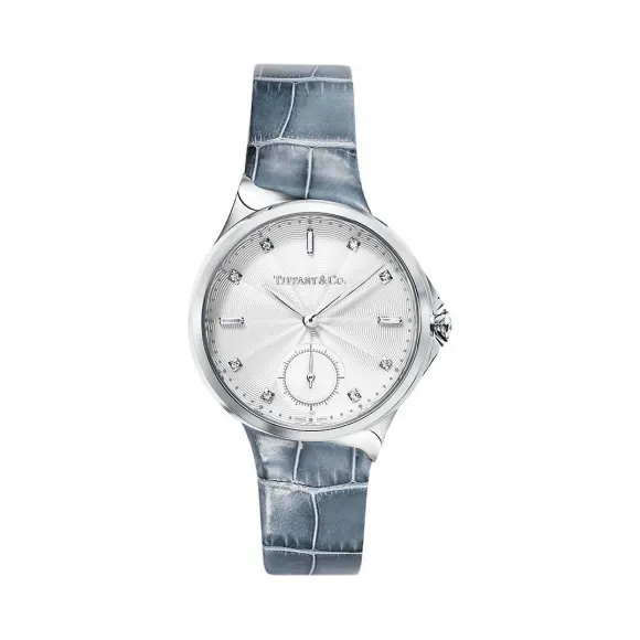 Tiffany Metro 系列 3-Hand 34 毫米不锈钢腕表   