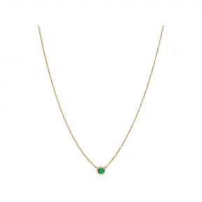 蒂芙尼/Tiffany Elsa Peretti? Color by the Yard 黄金镶嵌单颗祖母绿链坠 62705132