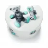 蒂芙尼/Tiffany Bear and Block 系列骨瓷圆盒  63365742 