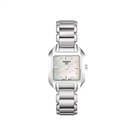 天梭 Tissot T-Lady系列 精钢 石英机芯 女表 T02.1.285.74