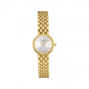 天梭 Tissot T-Lady系列 精钢镀金 石英机芯 女表 T058.009.33.031.00