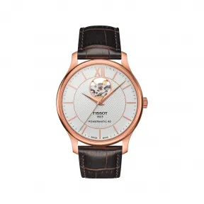 天梭 Tissot T-Classic系列 皮革 自动机械机芯 男表 T063.907.36.038.00
