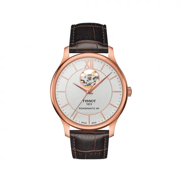 天梭 Tissot T-Classic系列 皮革 自动机械机芯 男表 T063.907.36.038.00