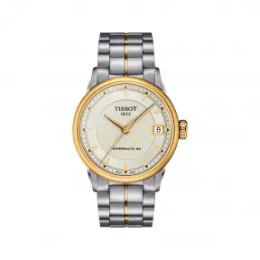 天梭 Tissot T-Classic系列 精钢镀金 自动机械机芯 女表 T086.207.22.261.00