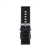 天梭/Tissot 黑色 压纹牛皮 表带 T852.046.769