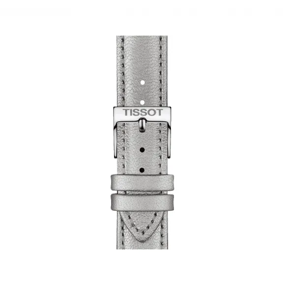 天梭/Tissot 天梭官方灰色皮革表带, 表耳尺寸16mm T852.047.129