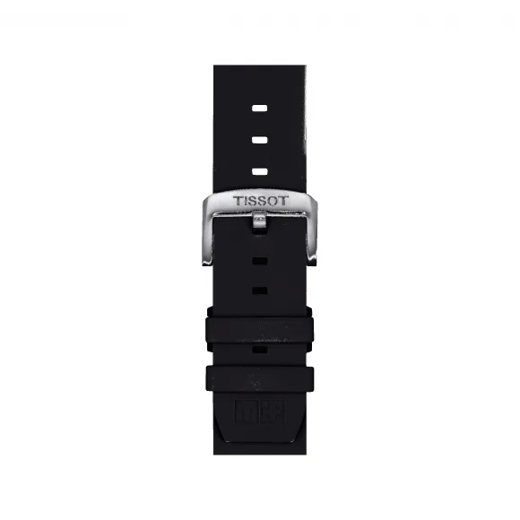 天梭/Tissot 天梭官方黑色矽胶表带, 表耳尺寸22mm T852.047.179