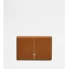 托德斯/Tod's Man BROWN Business Card Holder in Leather XAMIMPF8200QNTPZS410