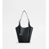 托德斯/Tod's Woman ブラック レザー バケット バッグ スモール XBWAPIE0200QRIPZB999
