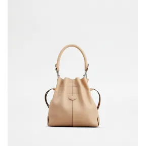 托德斯/Tod's Woman 베이지 토즈 Di 드로우 스트링 버킷 백 미니 XBWDBSU0100S85PZC600