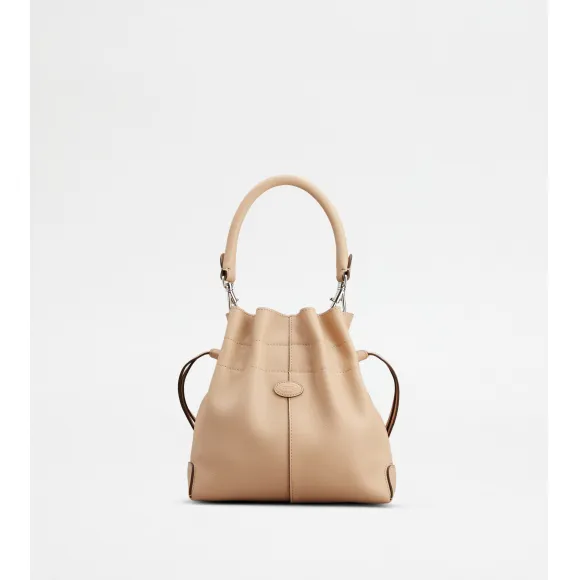 托德斯/Tod's Woman 베이지 토즈 Di 드로우 스트링 버킷 백 미니 XBWDBSU0100S85PZC600