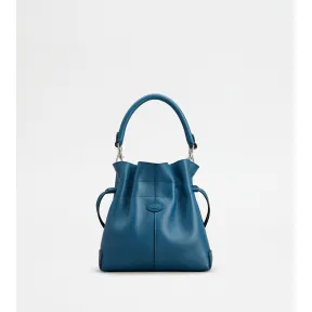 托德斯/Tod's Woman LIGHT BLUE Tod's Di Bag Bucket Bag in Leather Mini with Drawstring XBWDBSU0100S85PZT603