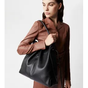 托德斯/Tod's Woman 黑色 Tod's Di Bag中號皮革抽繩水桶袋 XBWDBSU0300S85PZB999