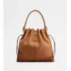 托德斯/Tod's Woman BROWN Tod's Di Bag Bucket Bag in Leather Medium with Drawstring XBWDBSU0300S85PZS410