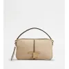 托德斯/Tod's Woman 米黃色 T Timeless迷你皮革相機袋 XBWTSAB0100Q8EPZC600