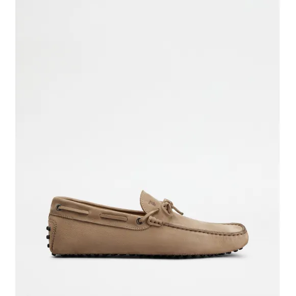 托德斯/Tod's 男人 米黄色 翻绒革豆豆鞋 XXM0GW054706RNC413