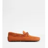 托德斯/Tod's 男人 橙色 翻绒革豆豆鞋 XXM0GW054706RNG839