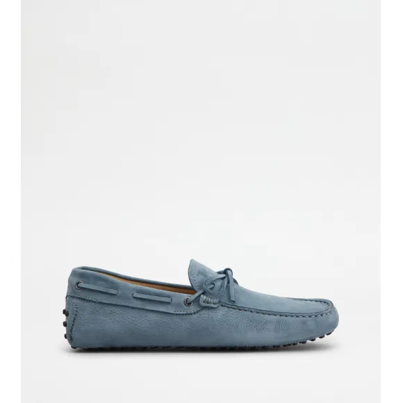 托德斯/Tod's 男人 浅蓝色 翻绒革豆豆鞋 XXM0GW054706RNU200