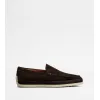 托德斯/Tod's Mocasín pantufla en ante MARRÓN Hombre XXM0TV0AJ303M36S803
