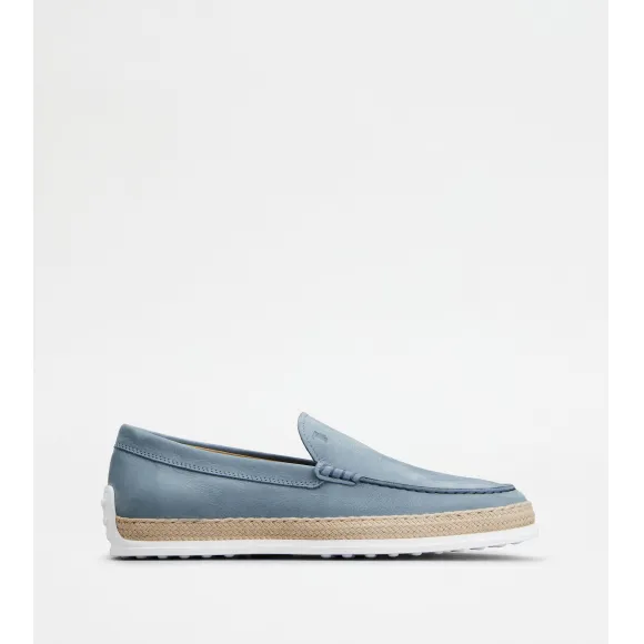 托德斯/Tod's 男人 浅蓝色 翻绒革便鞋 XXM0TV0AJ306RNU200