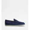 托德斯/Tod's Man 藍色 絨面皮革套穿鞋 XXM0TV0AJ30RE09M9999