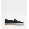 托德斯/Tod's 男人 蓝色 绒面皮革乐福鞋 XXM0TV0FQ80BYEU824