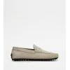 托德斯/Tod's Man 米黃色 City系列絨面皮革豆豆鞋 XXM42C00640RE09MC405
