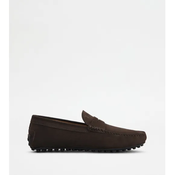 托德斯/Tod's City Gommino Mocasín en Ante MARRÓN Hombre XXM42C00640RE05MCS800