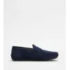 托德斯/Tod's City Gommino Mocasín en Ante AZUL MARINO Hombre XXM42C00640RE06MCU820