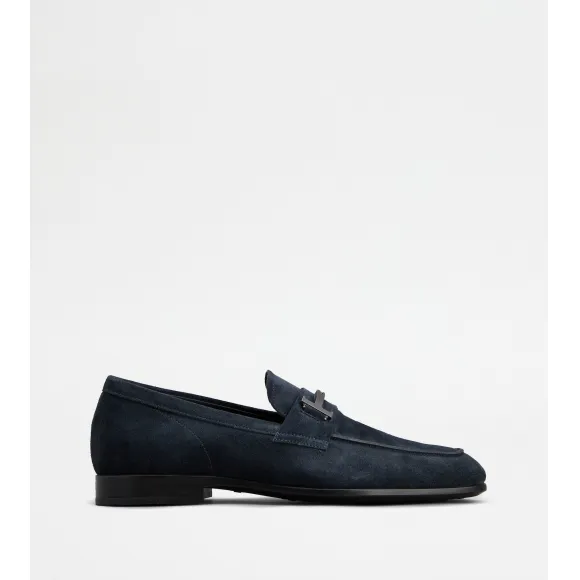 托德斯/Tod's 男人 蓝色 绒面皮革乐福鞋 XXM51B0HG70RE0U805