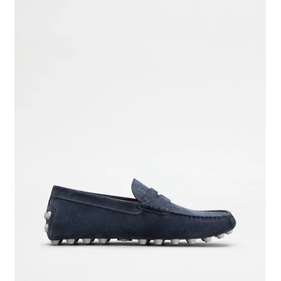 托德斯/Tod's Man 藍色 Tod's絨面皮革豆豆鞋 XXM52K00640RE099977