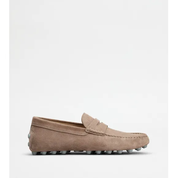 托德斯/Tod's Man 米黃色 Tod's絨面皮革豆豆鞋 XXM52K00640RE07C9978