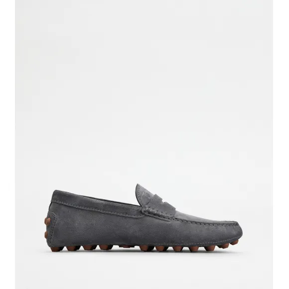 托德斯/Tod's Gommino Mocasín Tod's en Ante GRIS Hombre XXM52K00640RE08MC9989