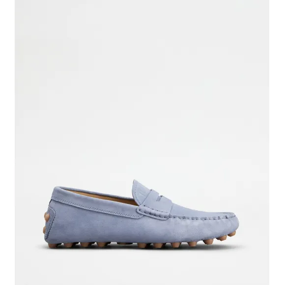 托德斯/Tod's Man 淺藍色 Tod's絨面皮革豆豆鞋 XXM52K00640RE09MU224