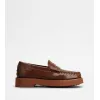 托德斯/Tod's 男人 棕色 皮革乐福鞋 XXM54K00640AKTS020